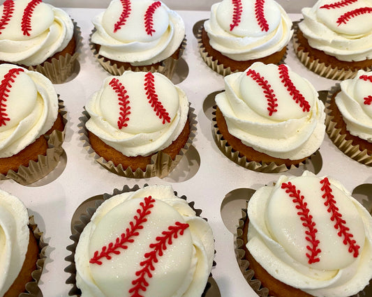 Baseball Cupcake